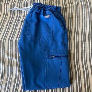 FIGs royal blue yola scrub pants